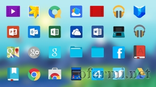 Android L Flat Icons