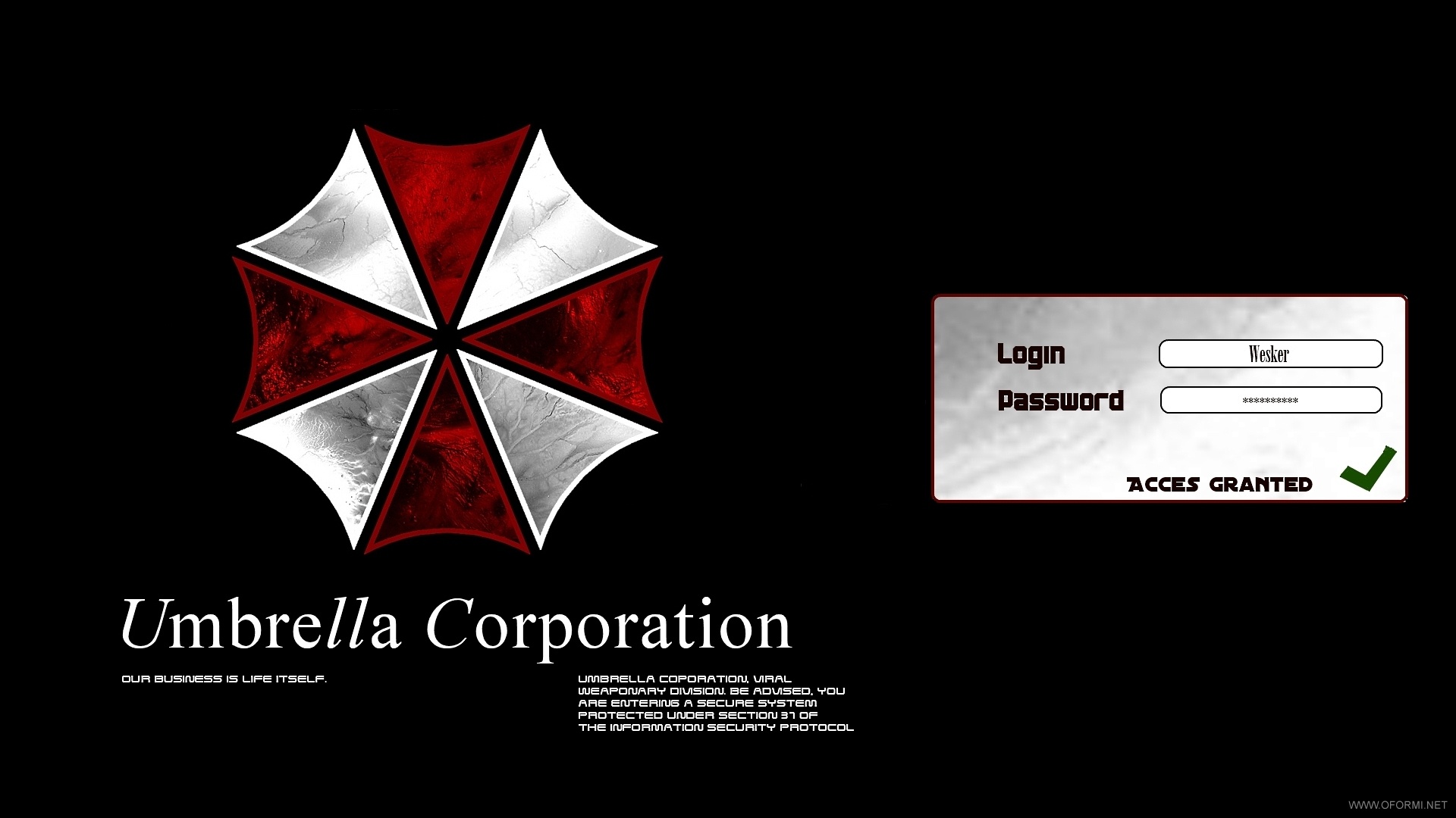 Umbrella corporation картинки на рабочий стол