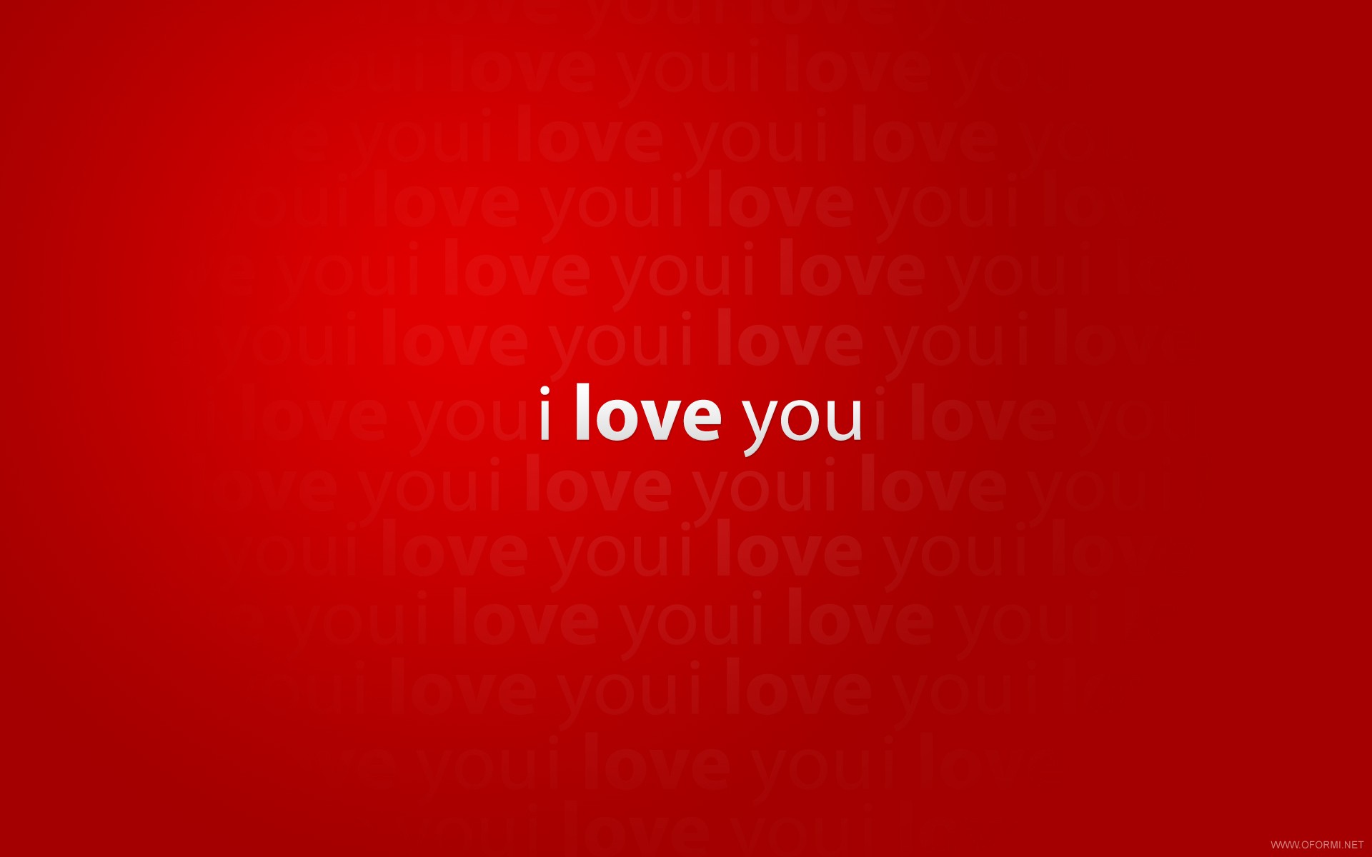 Обои i love you