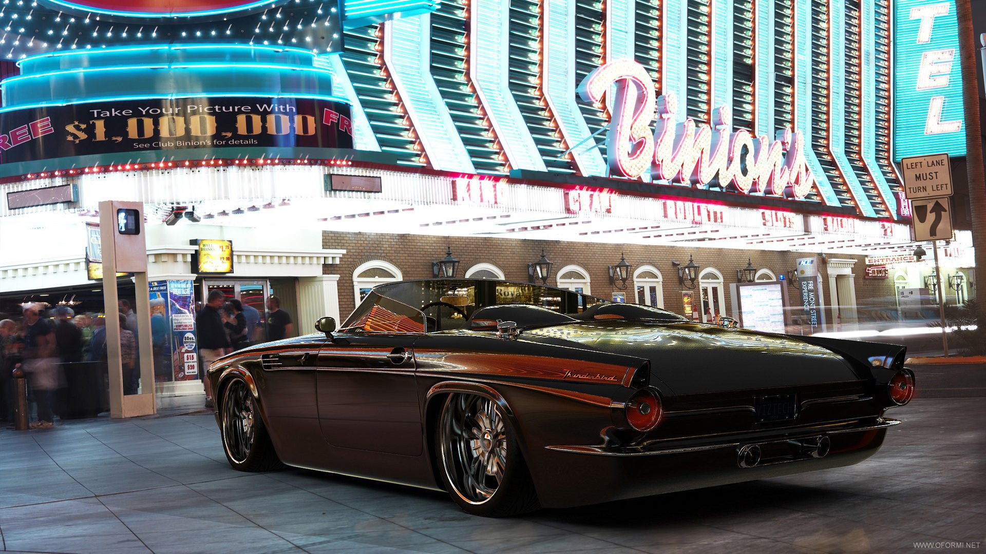 Ford Thunderbird 1955 Custom