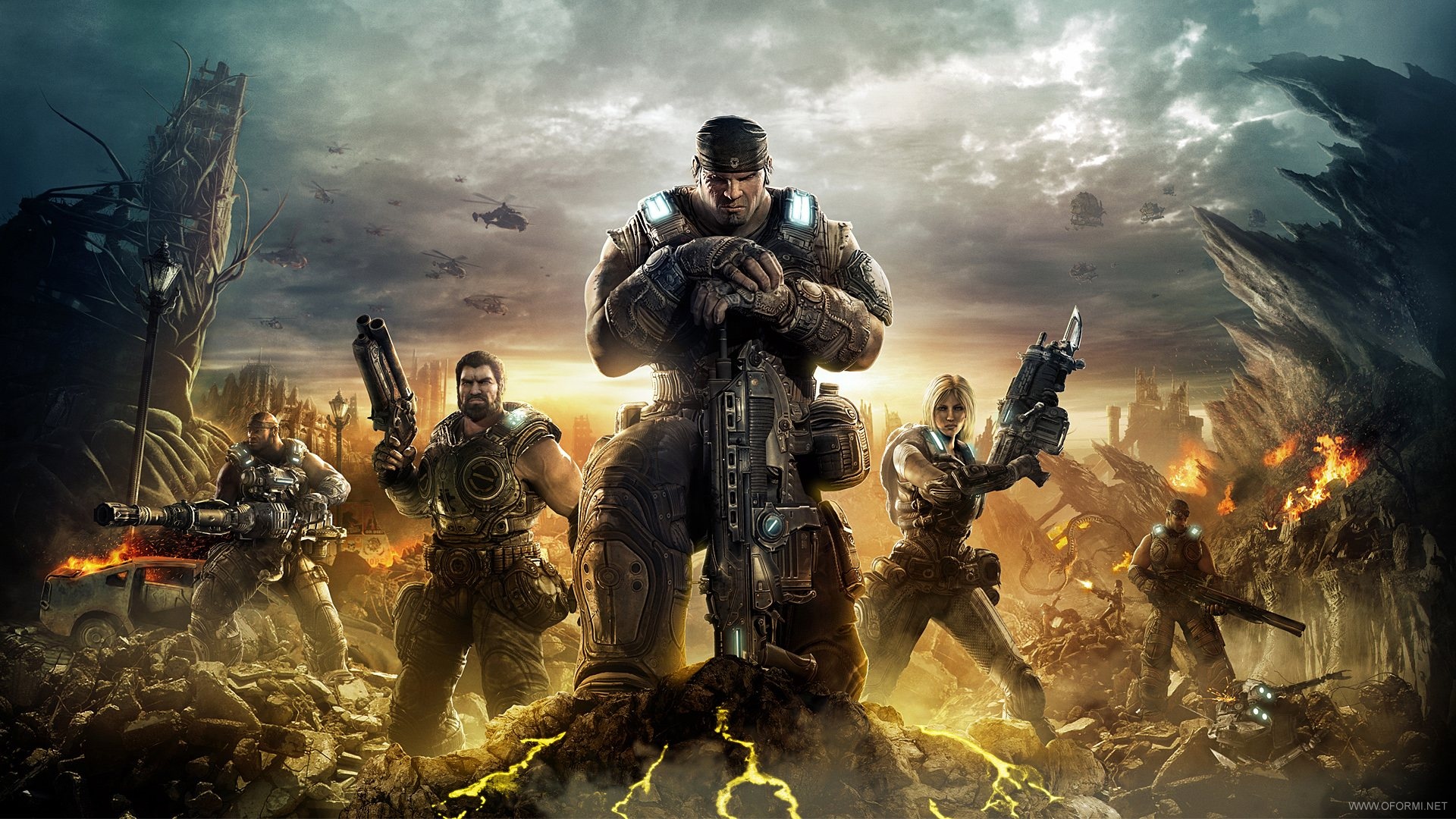 Gears of war обои