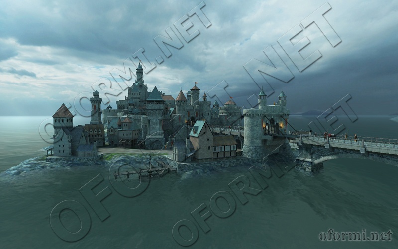 Medieval castle 3d screensaver