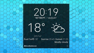 Iphone Based Weather Widget